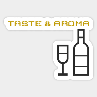 Taste & Aroma, Sommelier Sticker